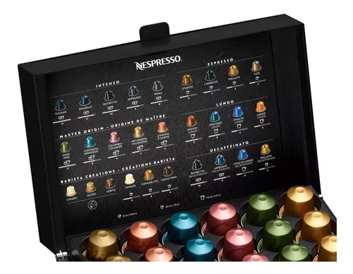 Porta Cápsulas Nespresso Discovery Box +48 Cápsulas Variadas