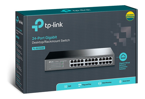 Switch 24 Portas Gigabit 10/100/1000 Tp-link Tl-sg1024d Hub