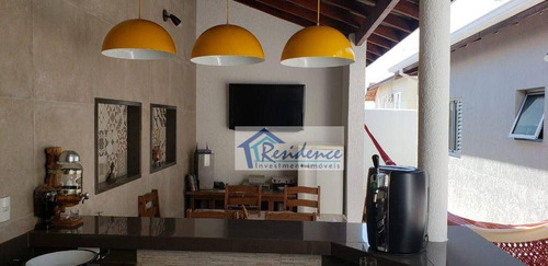 Casa Com 4 Dormitórios À Venda, 180 M² Por R$ 745.000 - Jardim Esplanada - Indaiatuba/sp - Ca0848