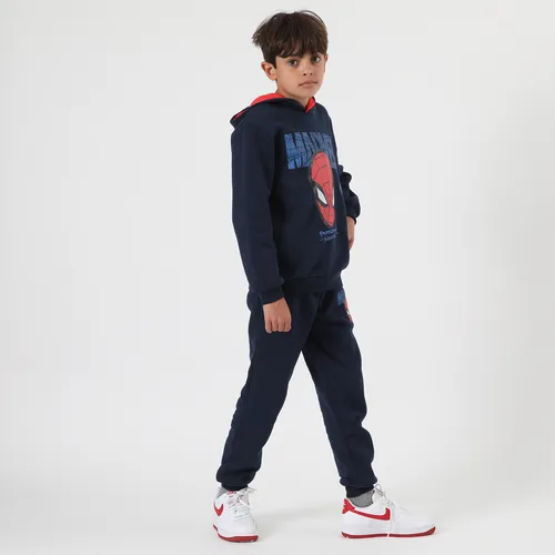 Buzo Spiderman Frase Azul Marvel