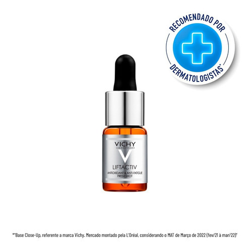 Sérum Anti-idade Liftactiv Aox Concentrate 10ml Vichy Tipo de pele Revitalização da pele. Pele com diferença de tonalidade e linhas finas