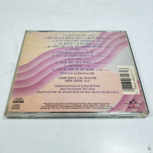 Cd Tommy Dorsey & Frank Sinatra - I'll Be Seeing You (Usado)
