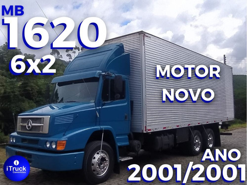 Mb 1620 Truck 6x2 Ano 2001/2001 Motor Zero Km = Vw24250