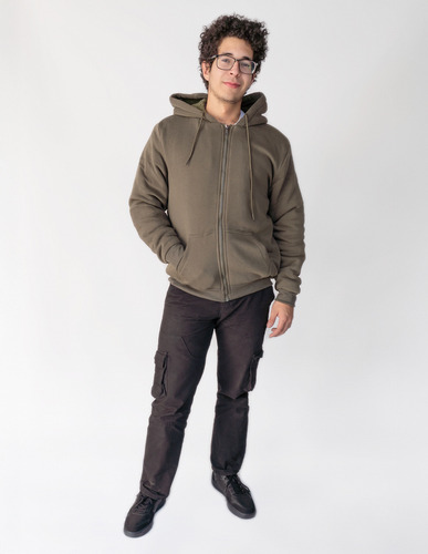 Sudadera Con Cierre Para Hombre Moda Con Capucha Afelpada