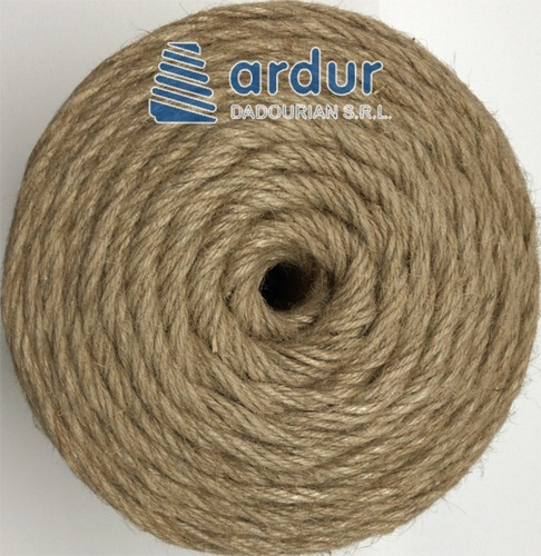Imagen 7 de 8 de Hilo Cordon De Yute 6mm 270 Metros Ideal Macrame Artesanias