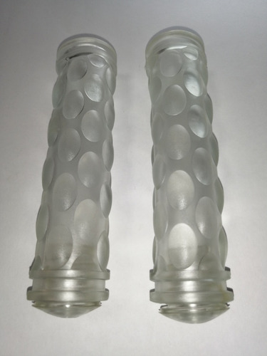 Imagen 2 de 4 de Puños Mtb Transparentes De Bicicleta (par)