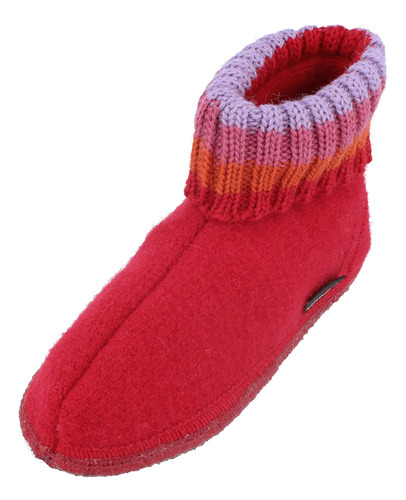 Haflinger Unisex Hi-top Slippers, Red Zieg B00478d1i4_190324