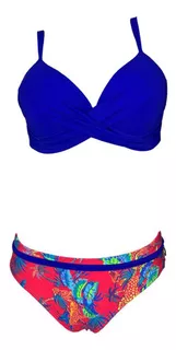 Bikini Amanda Sotelo Azulino Gl-48 Color Azul
