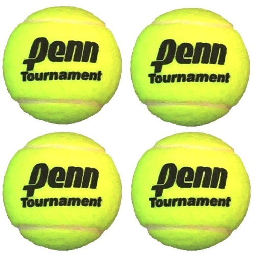 Pelotas Penn Tournament Sueltas X 4 Unidades Tenis Padel 