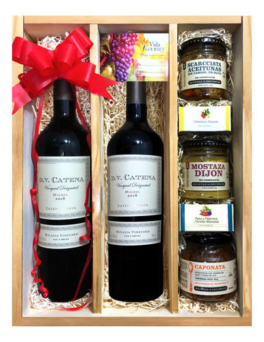 Regalos Empresariales Vino Dv Catena Cajas Grabadas Logos