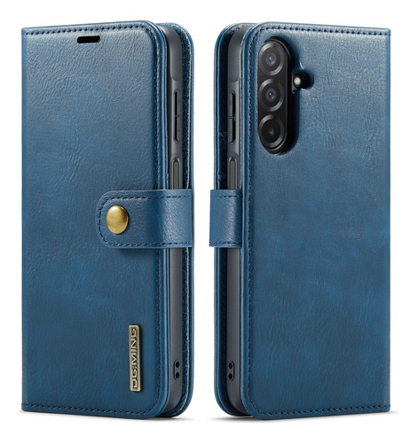 Funda De Piel Tipo Cartera Con Tarjetero Magnético