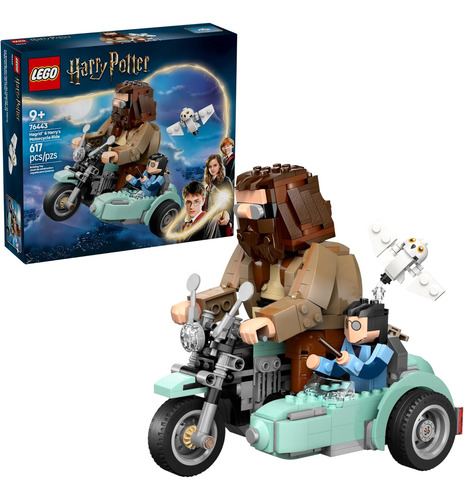 Lego Harry Potter Hagrid & Harry's Motorride Buildi...