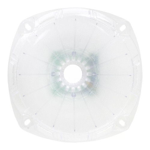 Imagen 3 de 5 de Corneta Difusor Para Driver Bomber Transparente Led Rgb