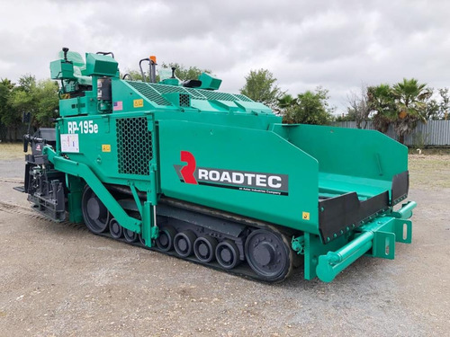 Pavimentadora Sobre Rubber Tracks Roadtec Rp195e Año 2017