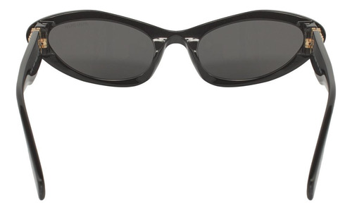 Miu Miu Mu 09ys 1ab-5s0 Oval Shape Black Gold (Usado)