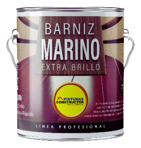 Barniz Marino Extra Brillo Roble Galon 4lts