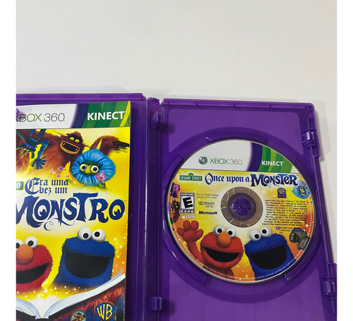 Jogo Xbox 360 Vila Sesamo Once Upon A Monster Físico