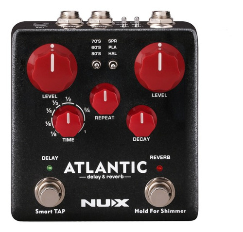 Pedal Nux Atlantic Ndr5 Novo Delay + Reverb + Shimmer !