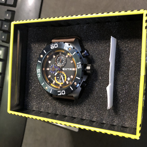 Reloj Acero 48mm Extri Cronos, Id Invicta Casio Citizen (Usado)