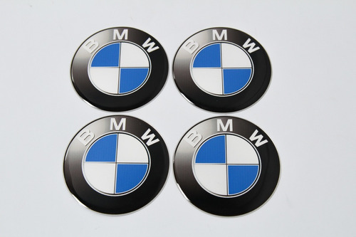 Adesivos Emblemas Resinados Centro Roda Bmw 40mm Ca-11574