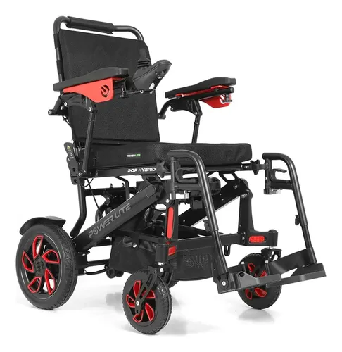 Cadeira De Rodas Motorizada Pop Hybrid Power Lite Preto