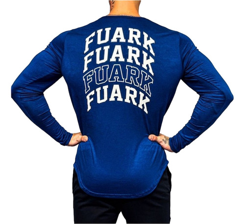 Remera Fuark Manga Larga Winter Crossfit Fitness Culturismo