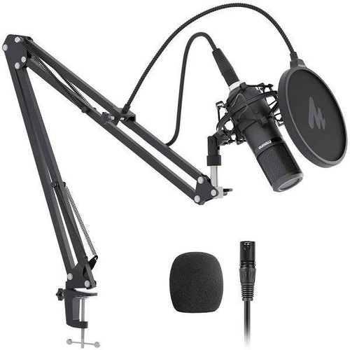 Kit Broadcast Maono Au-pm320s Microfono + Soporte + Antipop