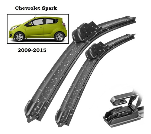 Chevrolet Spark 2009-2015 Plumillas Delanteras