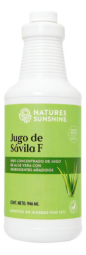 Natures Sunshine Jugo De Sábila Savila F 946ml Sabor Aloe Vera