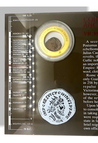 Antigua Moneda Imperio Romano - Victorinus 268-270 D C (Usado)