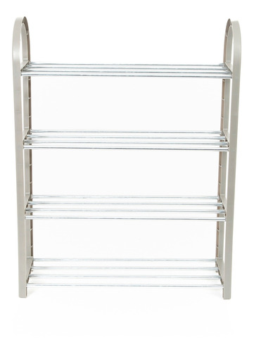 Imagen 4 de 5 de Organizador Zapatos Rack 8 Pares Estantes Multiuso