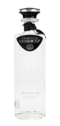 Pack De 6 Tequila Cosmico Añejo Cristalino 100% 750 Ml