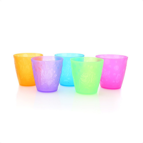 Vasos Apilables Para Bebé X5 Unidades - Baby Innovation Color Multicolor Liso