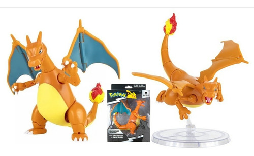Imagen 1 de 3 de Figura Muñeco Pokemon Charizard Ultimate Select Juguete Niño