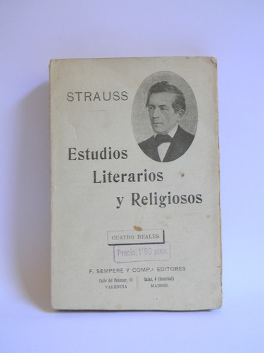 Estudios Literarios Y Religiosos David Strauss