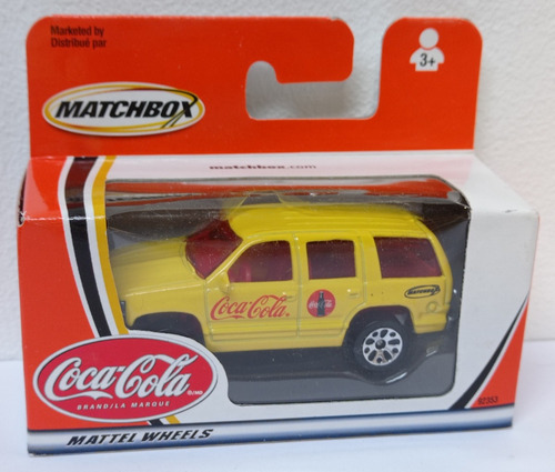 Chevrolet Tahoe Coca Cola 2002 Matchbox Mattel (Usado)