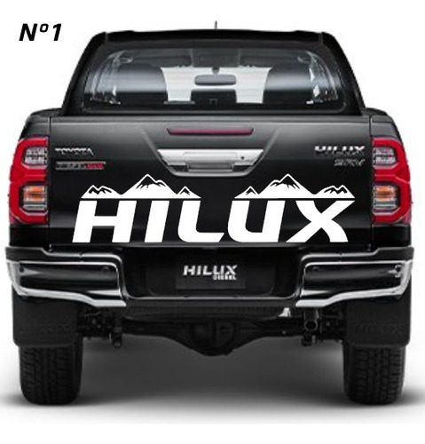 Adhesivos Para Portalón Camionetas Toyota Hilux