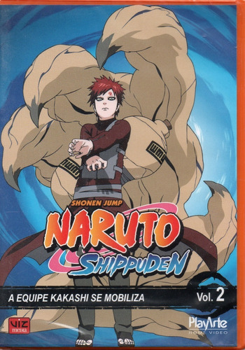 Naruto Shippuden Dvd Vol. 02 A Equipe Kakashi Se Mobiliza