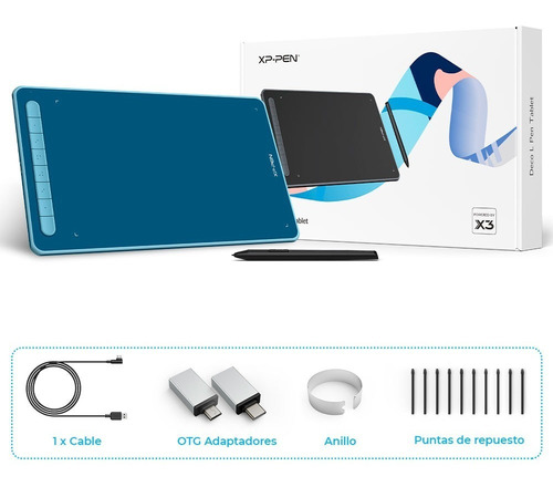 Imagen 9 de 9 de Tabla Digitalizadora Xp-pen Deco Lw Dibujo Profesional