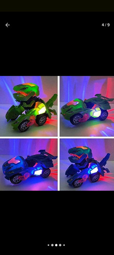 Juguete Dino-robot Con Luz Y Sonido