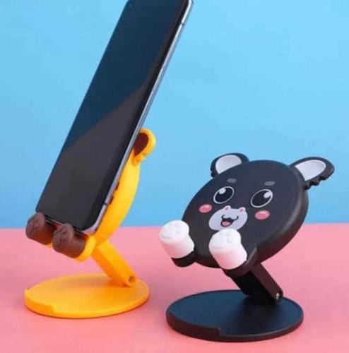 Soporte Base De Celular Ajustable Diseño Kawaiicaritatigrito