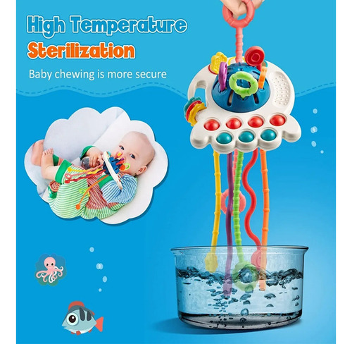 Juguete Montessori Silicone Actividad Cognitiva Sensorial