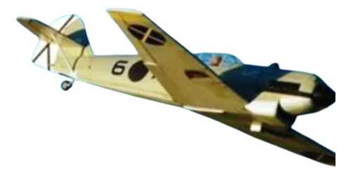 Planta Pdf Caça Masserschmitt Bf-109 Para M.balsa Corte Cnc.