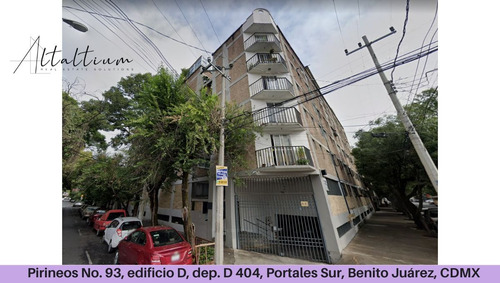 Venta Departamento Calle Pirineos No.93, Edificio D, Depto. 404-d, Portales Sur, Benito Juárez, Cdmx Pma26-di