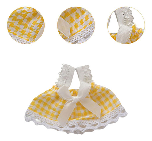 Vestido De Muñeca De Peluche, Haz Tus Propias Amarillo