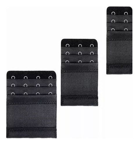 Extensiones Bra Brasier Mujer Extensores 3 Ganchos 12pcs