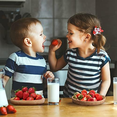 Platos De Bambú Cluzelar Redondos Reutilizables Para Aliment