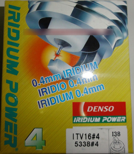 Imagen 6 de 6 de Denso Iridium Ik20 Ik16 Ik34 Ikh20 Iw20 Iw27 Itv16 Itv27
