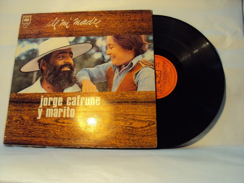 Vinilo Lp 09 De Mi Madre Jorge Cafrune Y Marito