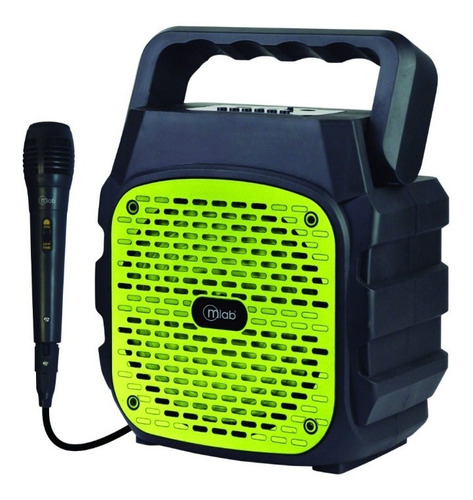 Parlante Mlab  Outdoor Fun Bluetooth Karaoke Verde